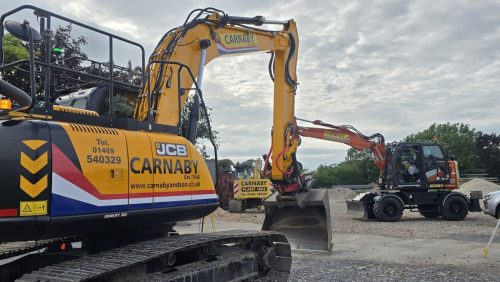 Zx135 and JS160 with Makin 3D